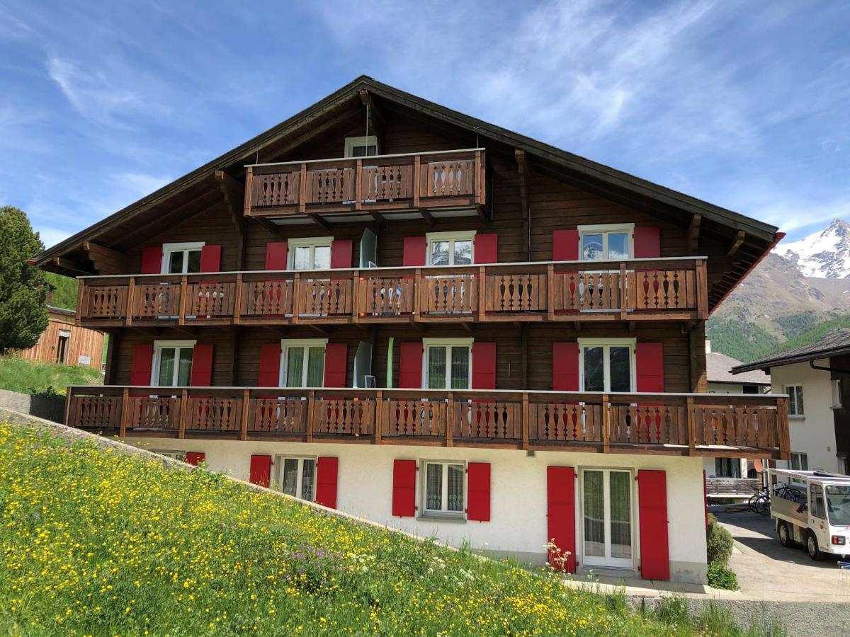 Apartament Haus Belle-Vue Saas-Fee Zewnętrze zdjęcie