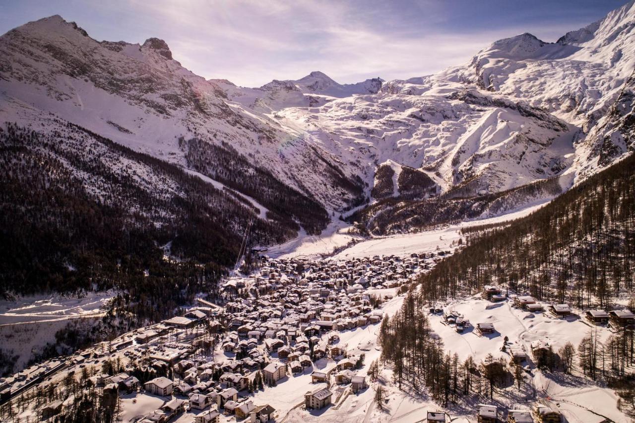 Apartament Haus Belle-Vue Saas-Fee Zewnętrze zdjęcie