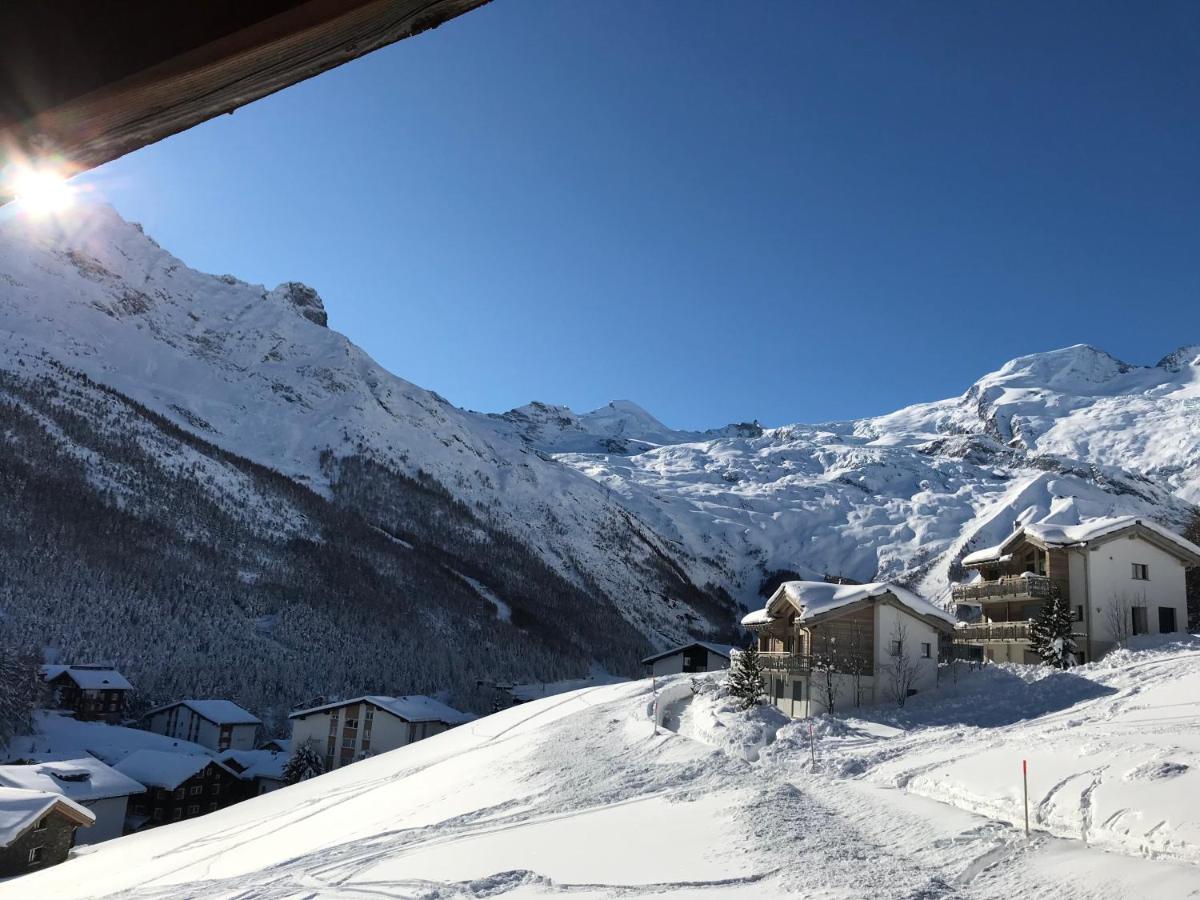 Apartament Haus Belle-Vue Saas-Fee Zewnętrze zdjęcie