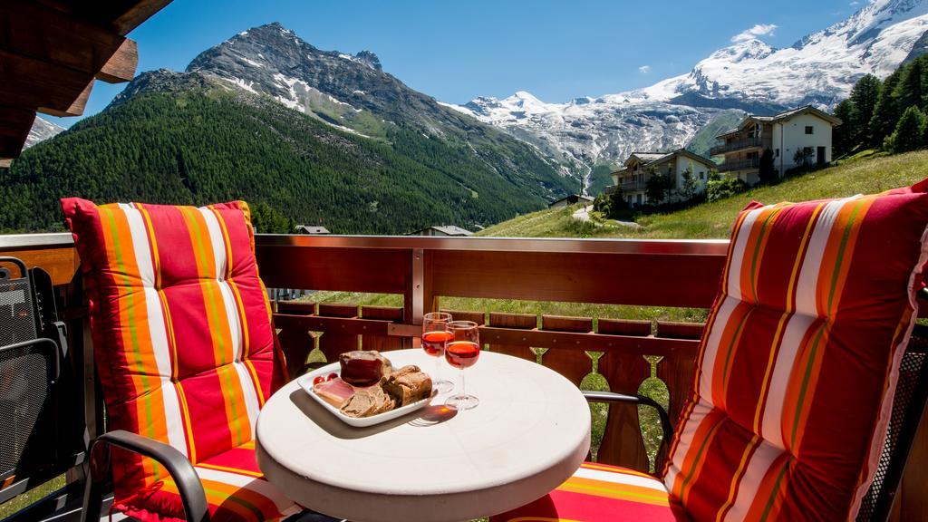 Apartament Haus Belle-Vue Saas-Fee Pokój zdjęcie