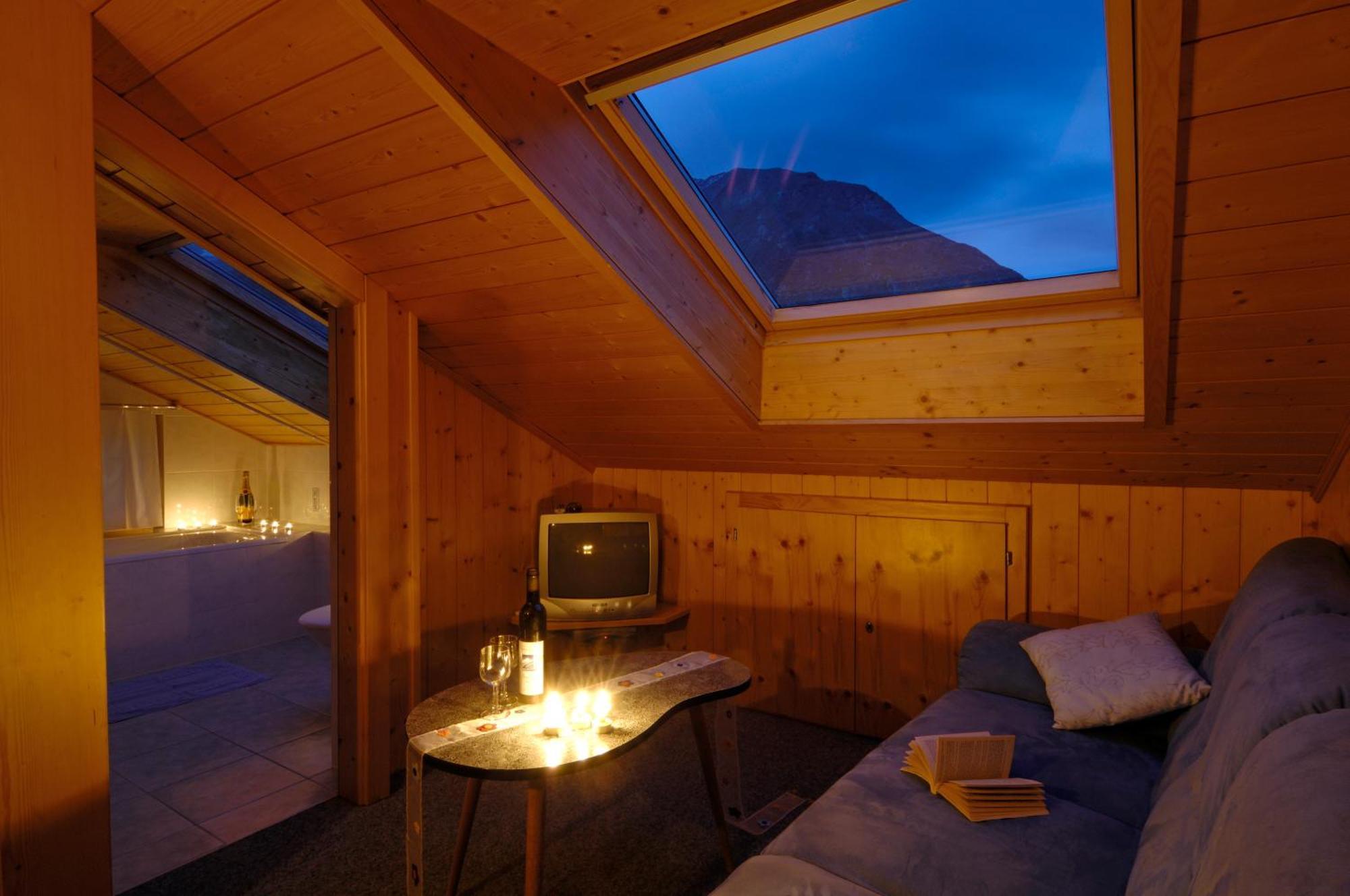 Apartament Haus Belle-Vue Saas-Fee Pokój zdjęcie