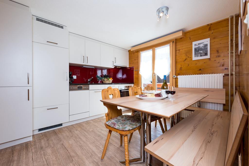 Apartament Haus Belle-Vue Saas-Fee Zewnętrze zdjęcie