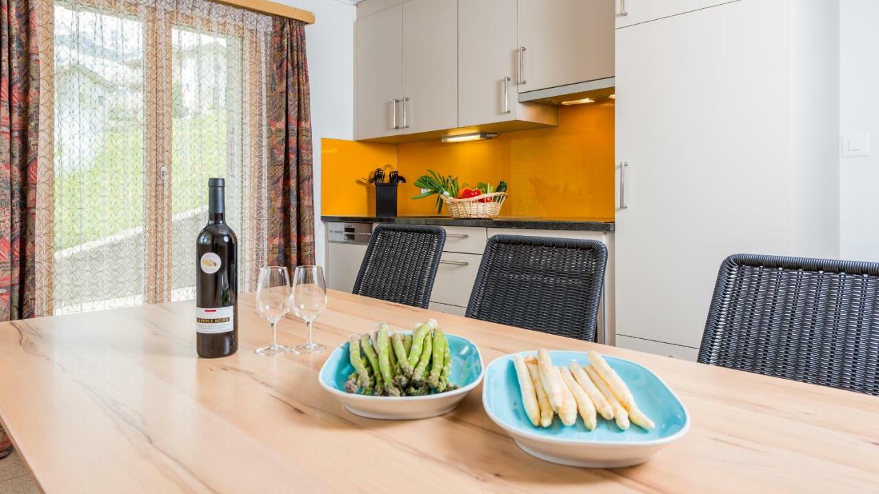 Apartament Haus Belle-Vue Saas-Fee Zewnętrze zdjęcie