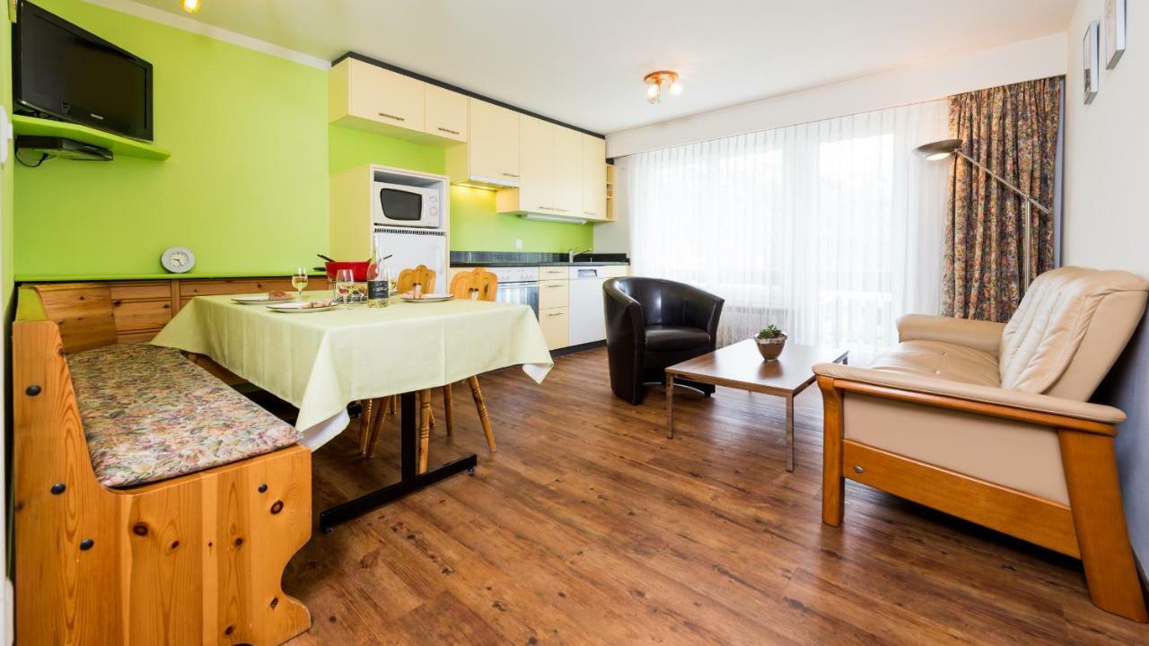 Apartament Haus Belle-Vue Saas-Fee Zewnętrze zdjęcie